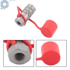 1/4 Inch Flat Face Hydraulic QD Female Coupler 1/4″ NPT No Air Inclusion