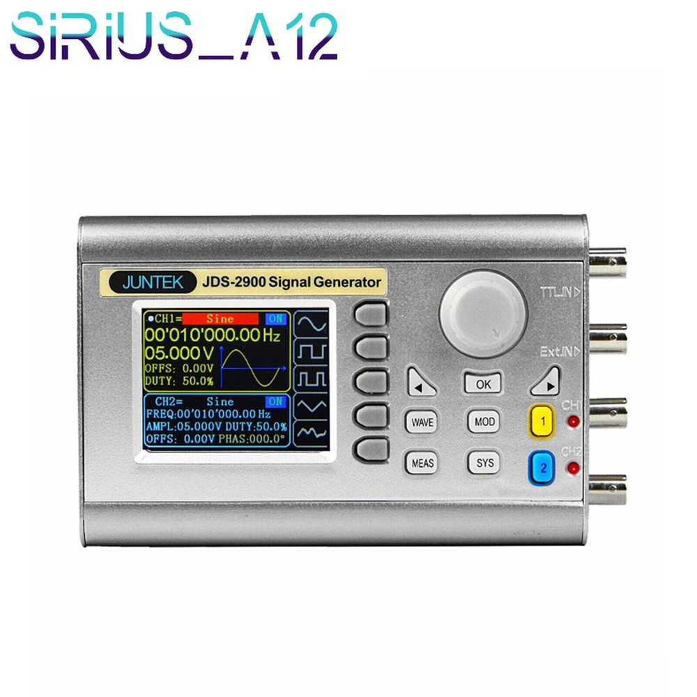 Peakelect JDS2900 Dual Channel Signal Generator Adjustable Frequency Meter