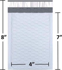 #000 Poly Bubble Mailers 4X8 Inches Shipping Padded Envelopes Self Seal