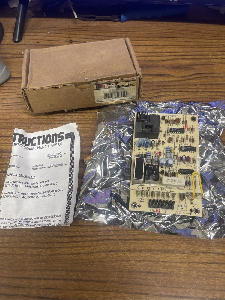 New Carrier HVAC Defrost Control Circuit Board Computer Module CESO110063-02