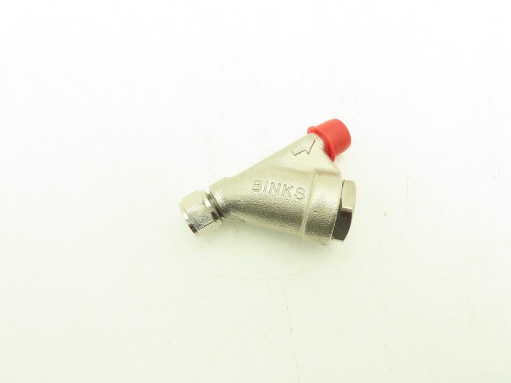 Binks 83-2924 100 Mesh In-Line Y-Strainer Assembly 3/8″ NPS In 3/8″ NPS/NPT Out