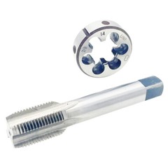 7/8-14 UNF Tap and Die Set RH Right Hand 7/8X14 Thread Round