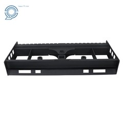 Heavy-Duty Skid Steer Pallet Fork Frame W/Receiver Hitch & Spear Sleeves 2500LBS