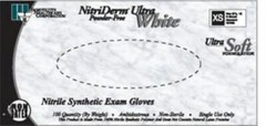 INNOVATIVE NITRIDERM® ULTRAWHITE NITRILE, MEDIUM, 100/BOX, 10 BOXES/CASE,1 CASE