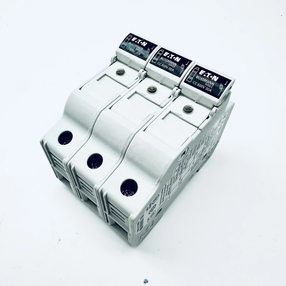 FOR BUSSMANN CHCC3DIU Fuse Block 3 Pole ID 30A 600V