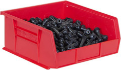 Stackable Heavy Duty Storage Bins Plastic Organizer 10x11x5 Garage Parts Box 2P