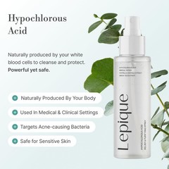Lepique Hypochlorous Acid Relief And Purifying Spray 150Ppm Hocl Helps Calm