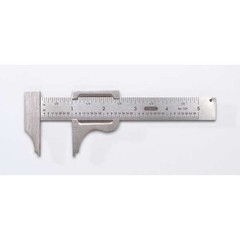 General Tools 729 Vernier Caliper,4 In,Ss,1/16,1/32 Grad