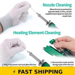 YIHUA 929D-V Electric Desoldering Iron with Nozzles