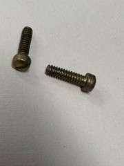 2 boxes 288 pcs total 6-32 Brass Fillister head slotted machine screws