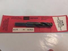 3/8″ Reduced Shank Drill, HSS, 118° Point, 1/4″ Shank, USA, Craftsman Short