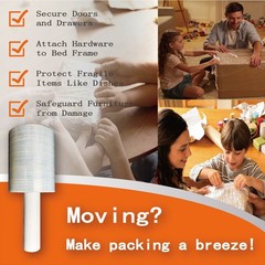 Clear Pallet Wrap Stretch Film Shrink Hand Wrap Clear Choose Your Size and Rolls