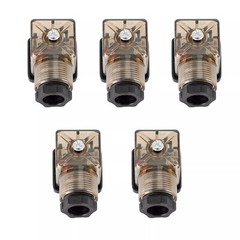 20PCS Din 43650-A PG11 Solenoid Coil Connector Socket With Led 24V Dc 24 Pole