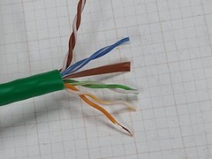 Windy City Wire 23/4P CAT6 550MHz UTP Network Cable CMR Riser Green /100ft