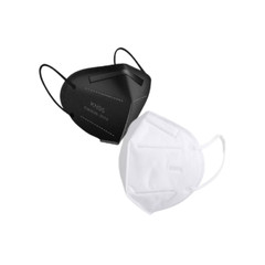 KN95 Black KN95 Disposable Face Mask 5 Layer