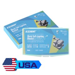 Dental Ortho Self-Ligating Brackets Braces Hook 345 /Buccal Tubes Roth/MBT .022