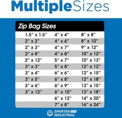 Bulk Pack: 100 Clear 13″ x 18″ Sealable Zip Bags – Food Safe and Moisture Proof