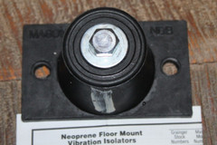 Mason 4C988A Floor Mount Vibration Isolators, Neoprene, 190 to 380 lb Capacity