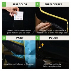 Nissan Black Obsidian Touch Up Paint Aerosol – Exact Match Essential Kit