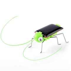 1pc Solar Grasshopper Toy Puzzle Eco-Friendly Educational Moving Toy for Kids
