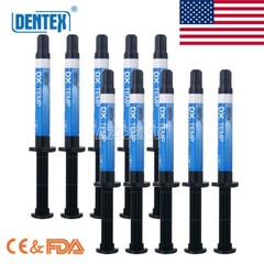 20X Dentex Dental Temporary Curing Light Flowable Filling Material Resin 2.5g/pr