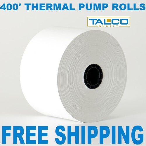 (12) GAS PUMP (2-5/16″ x 400′) THERMAL RECEIPT PAPER ROLLS ~FAST FREE SHIPPING~