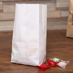 Duro White Paper Lunch Bags – Durable Kraft Bags, 2 Lb 100 Count,