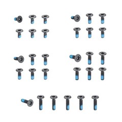 Screws Set 30Pcs for Red Dot Sight Optics and Mount Includes #440 in 6.35mm/7…