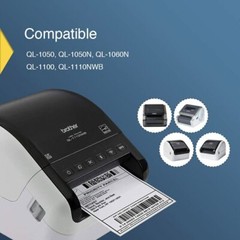 3 Roll 200 Shipping Labels DK-1241 4″ x 6″ for Brother QL-1050N QL-1110NWB