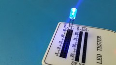 LED SG-5C3PB-SR Ultra Bright , Flat Top, Blue, 5mm, Water Clear, 1000PCS