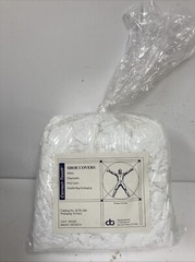 50 Pairs Correct-Touch White Disposable Shoe Covers SCPL500 New