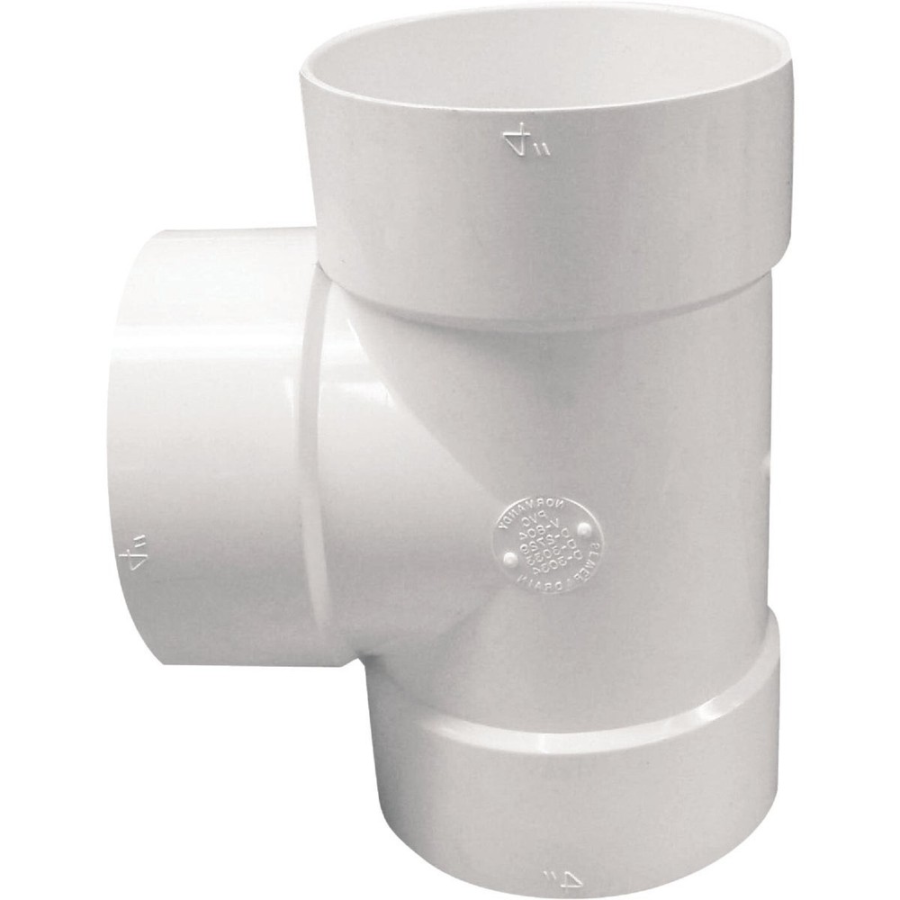 IPEX 4 In. PVC Sewer and Drain Sanitary Bull Nose Tee 414104BC IPEX Canplas
