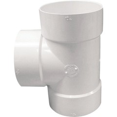 IPEX 4 In. PVC Sewer and Drain Sanitary Bull Nose Tee 414104BC IPEX Canplas