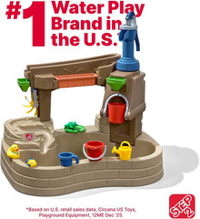 Step 2 Pump & Splash Discovery Pond Water Table, Kids Water Sensory Activity Poo