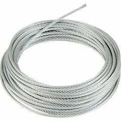 Galvanized Wire Rope Cable 5/16″, 7×19, 100 ft Coil