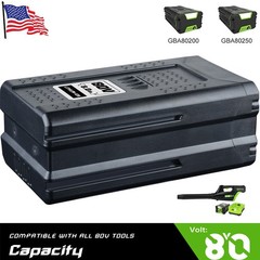 8.0Ah Li-ion Battery 80 Volt GWL1840 for GBA80600 GBA80400 GBA80200 Tools