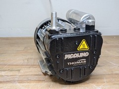 Thomas Oil-less Rotary Vane Vacuum Pump 7.2 m3/hr. 150 mbar abs. 115v 25160120
