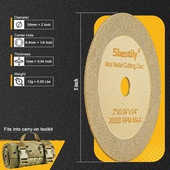 Diamond Cutting Wheel 2 Inch Die Grinder Cut Off for Metal & Stainless…