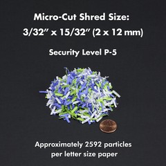 Aurora Commercial Grade 220-Sheet High Security Micro-Cut Paper Shredder