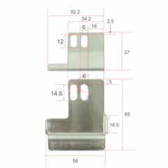 Strap Feed/Out Guider Brake Rubber For Semi Automatic Strapping Machine