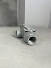 1/2″ Type T Conduit Body w cover & gasket; die-cast aluminum; threaded