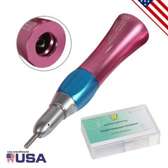 5Pcs Dental High Turbine Low Speed Straight Handpiece Contra Angle Air Motor 4H
