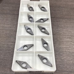 10pcs VNMG160404-MA Carbide insert VNMG331 CNC turning insert + 10* MV1603 shim