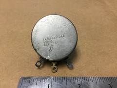 (1 PC) CLAROSTAT RA30LASB501A Potentiometer Wirewound 500 Ohm 10% 4W