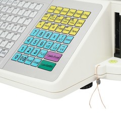 Commercial Label Printing Scale 30kg Capacity with Barcode Scanner Port