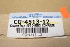Vacuum Trap Complete Chemglass CG-4513-12 Vapor Trapping Vacuum Filtration New.