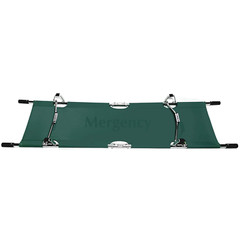 Portable Aluminum Folding Stretcher with Heavy Duty Handles – Green