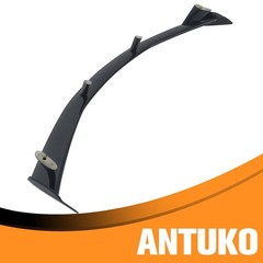 Gloss Black High Wing Rear Trunk Spoiler Lip Corvette C8 2020-2024