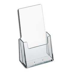 2 Pack Brochure Holder 4×9″ Tri-Fold Desktop AZM Display Top Quality Made in USA