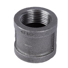 BK Products 1 in. FPT x 1 in. Dia. FPT Black Malleable Iron Coupling (Pack of 5)